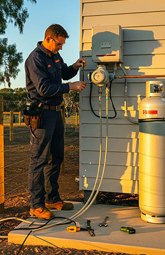 Installing Gas Bottles Side Home